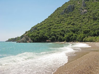 plaj manzara olympos Türkiye