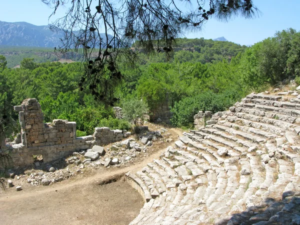 Ruinerna av antika teatern — Stockfoto