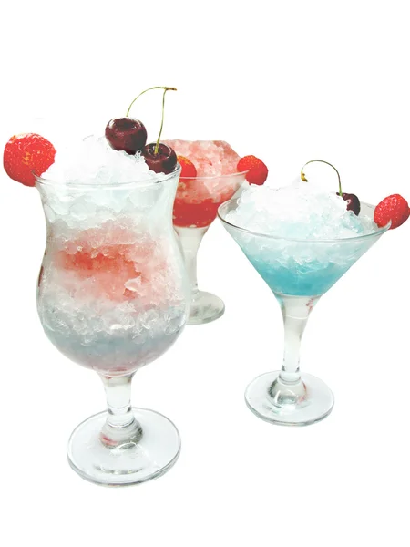Alcoholic liqueur cocktail drinks — Stock Photo, Image