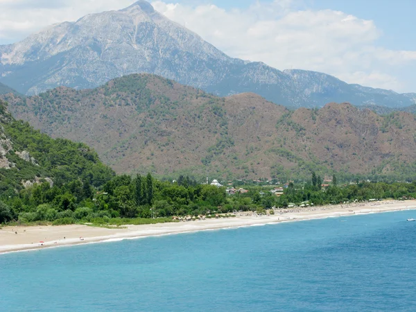 Panorama of mediterranean coast turkey — Stock Photo, Image