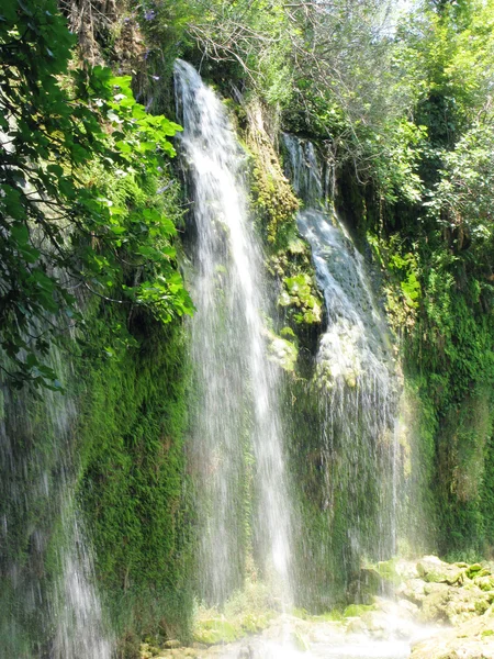stock image Waterfall kursunlu out of grotto