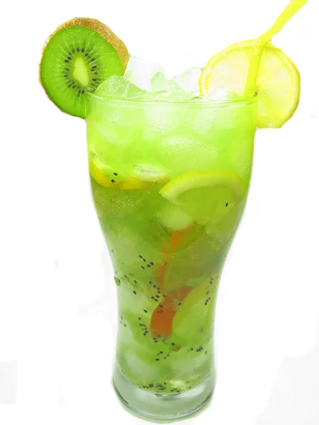 Kiwi smoothie cocktail drink — Stock Photo, Image