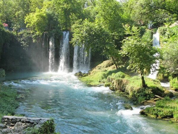 Waterfall duden antalya turkey — Stock Photo, Image
