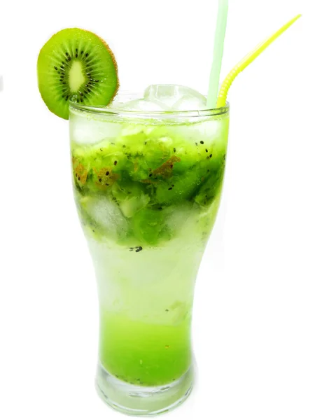 Smoothie cocktail de fruits avec kiwi — Photo