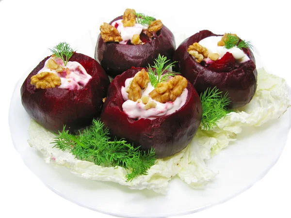 Snack de verduras con remolacha rellena — Foto de Stock