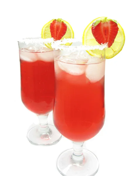 Alcoholic red wine cocktail drinks — Stock Photo, Image