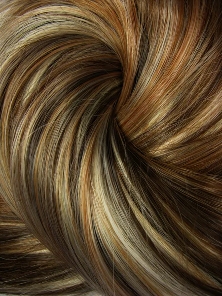 Dark mettre en évidence fond texture des cheveux — Photo