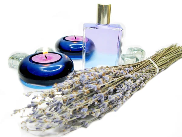 Wellness Lavendelöl Essenz — Stockfoto