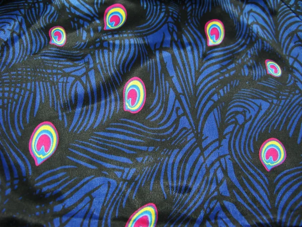 Satén abstracto plumas de pavo real textura fondo —  Fotos de Stock