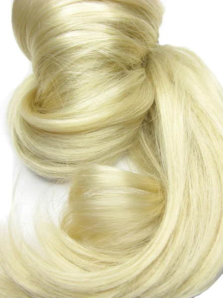 Fényes szőke haj textúra — Stock Fotó