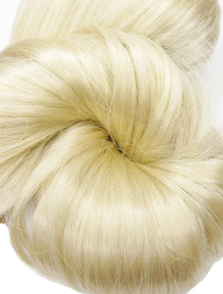 Blond włosy węzeł tekstura tło — Zdjęcie stockowe