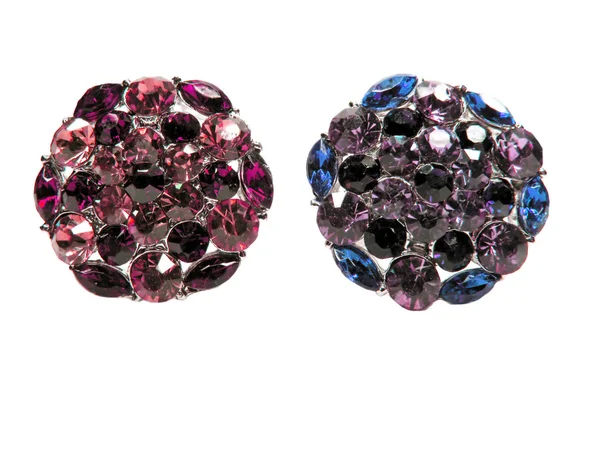 Δαχτυλίδια κοσμήματα με φωτεινά κρύσταλλα — Φωτογραφία Αρχείου