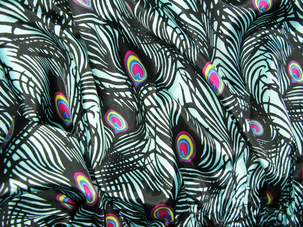 Атласные абстрактные перья павлина текстурный фон — стоковое фото
