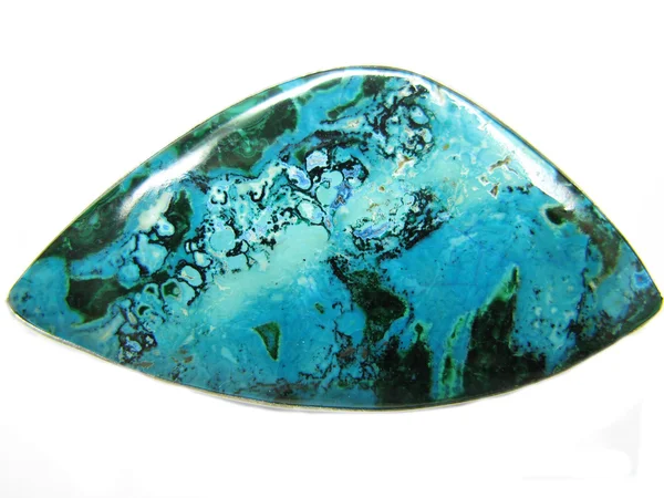 Chrysocolla cristal mineral geológico abstracto — Foto de Stock