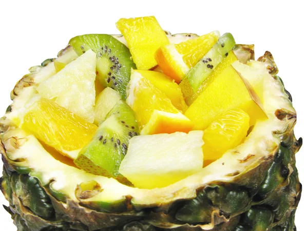 Fruitsalade in ananas — Stockfoto