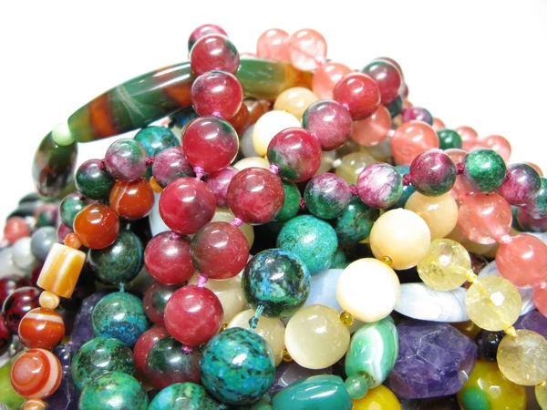 Heap of colored beads — Stock Photo, Image