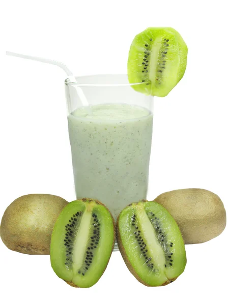 Cóctel de frutas con kiwi —  Fotos de Stock