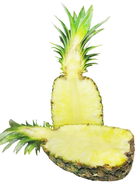 Ananas schneiden — Stockfoto