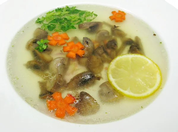 Soupe de légumes aux champignons — Photo
