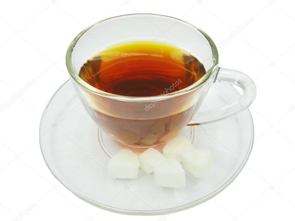 Cup of tea with sugar — Stock Photo © Nastya22 10638312