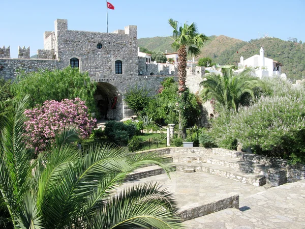 Oud kasteel in marmaris Turkije — Stockfoto