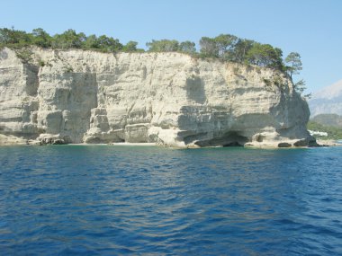 kemer Türkiye'de deniz manzara