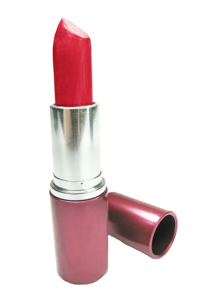 Rouge à lèvres rouge maquillage casmétique — Photo