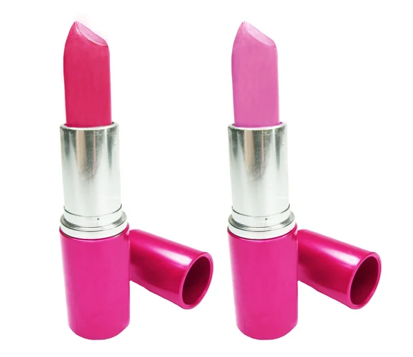 Two pink lipsticks — Stock Photo, Image