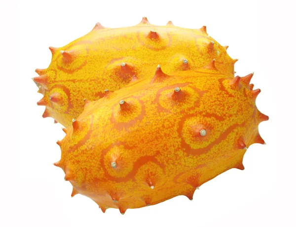 Two horned melon fruits — Stock Photo, Image