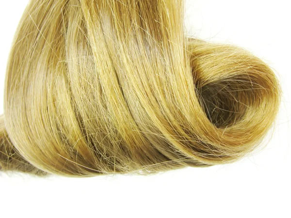 Blondt hår koiffure – stockfoto