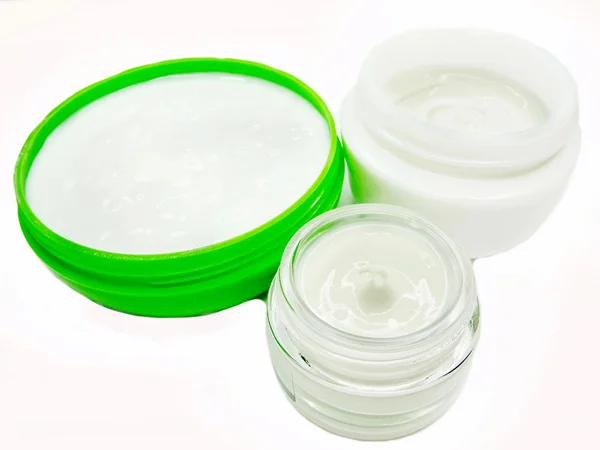 Cremas cosméticas para la cara —  Fotos de Stock
