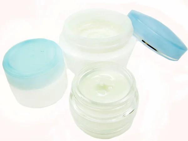 Cosmetic creme for face set — Stock Photo, Image