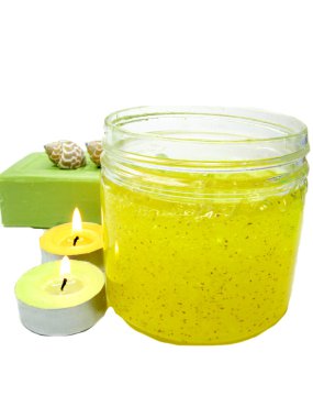 Body scrub duş seti