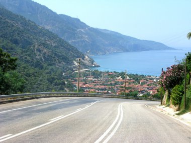 Türk resort Ölüdeniz manzarası