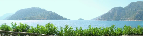 stock image Aegean sea landscape panorama