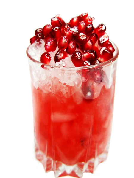 Alcoholic cocktail with pomegranate — Stock Photo, Image