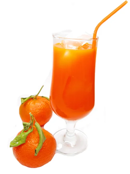 Fruit cocktail with orange — Stock Photo, Image