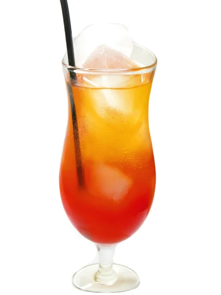 Alcohol tequila sunrise cocktail — Stock Photo, Image