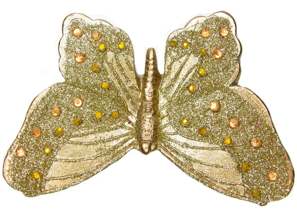 Souvenir bronze butterfly as present — Stock Photo, Image
