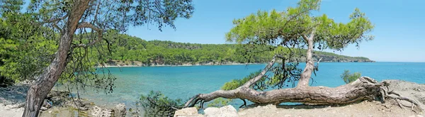 Panorama Baai in de Middellandse Zee van — Stockfoto
