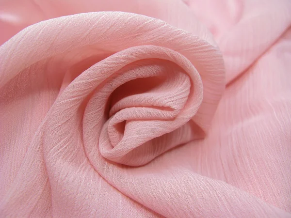 粉红色丝绸玫瑰抽象纹理背景 — 图库照片
