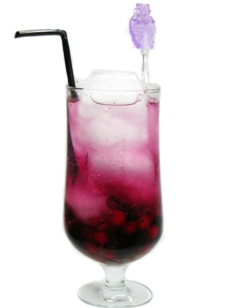 딸기와 과일 냉 주스 음료 — 스톡 사진
