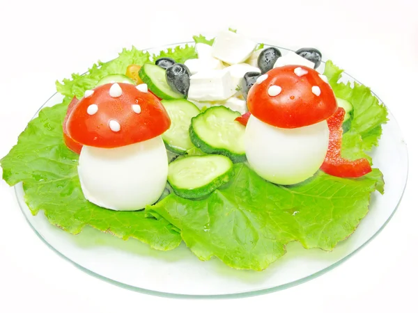 Salade de légumes créative — Photo