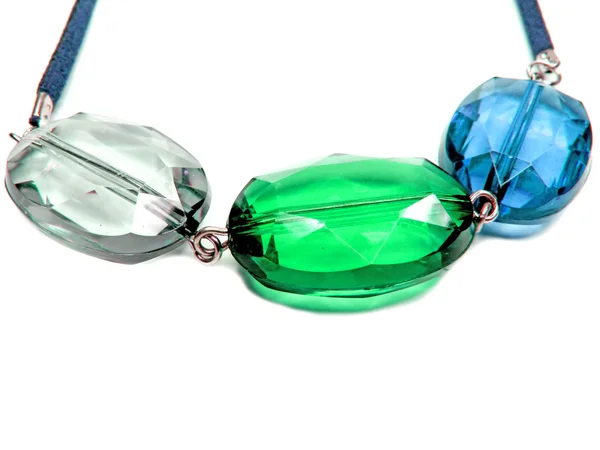 Perline di gioielli in cristallo — Foto Stock