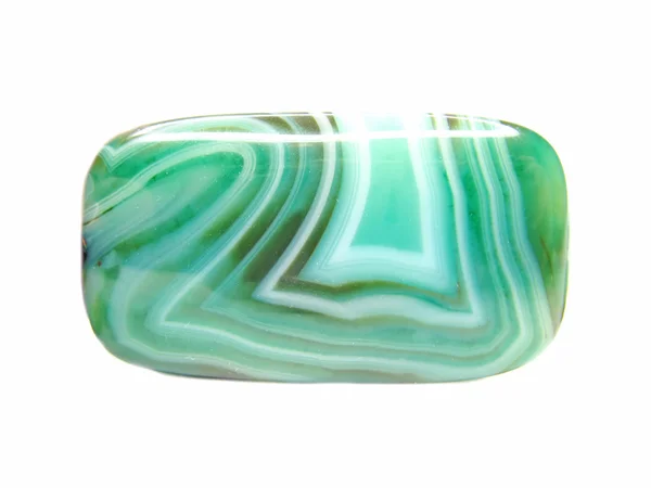 Yeşil kalsedon mineral — Stok fotoğraf