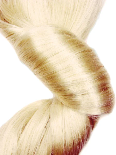 Mörk blont hår coiffure — Stockfoto