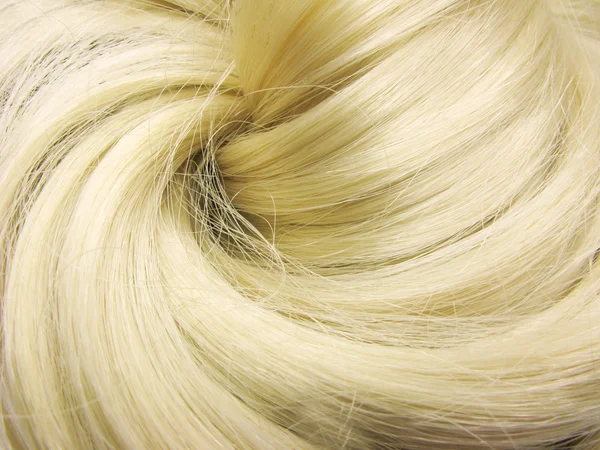 Blond hair texture background — Stock Photo, Image