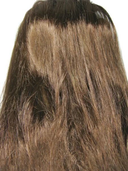 Tmavé vlasy textury pozadí — Stock fotografie
