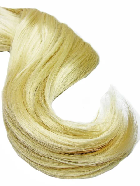 Shiny blond hair texture — Stock Photo, Image