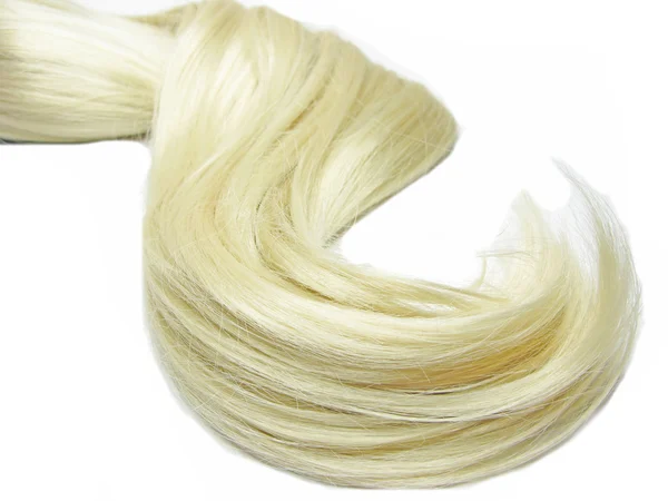 Textura loira onda de cabelo — Fotografia de Stock